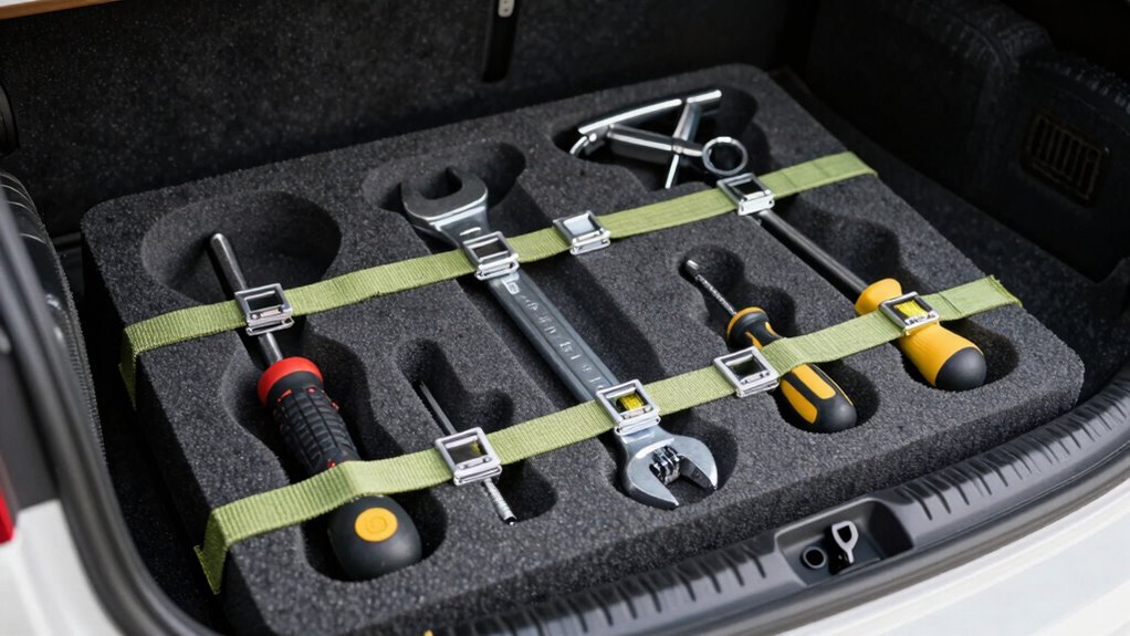 secure cushion organize tools