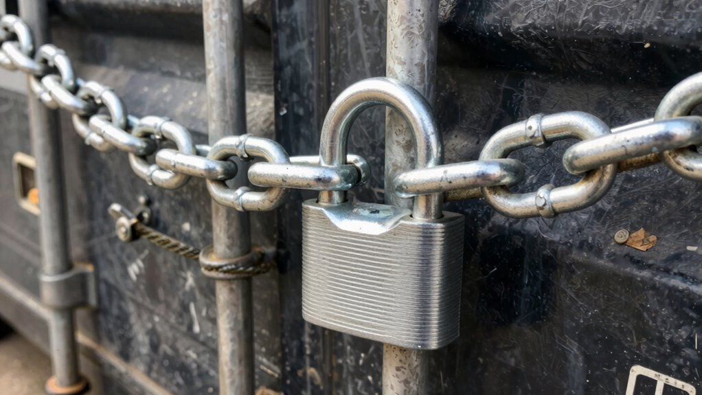 secure durable cargo locks