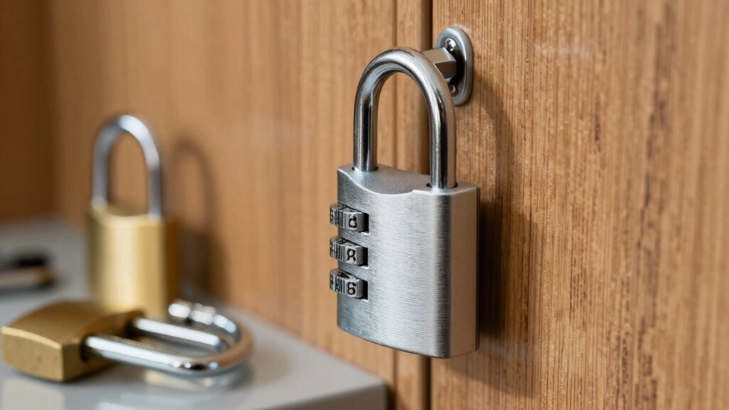 secure durable lock installation