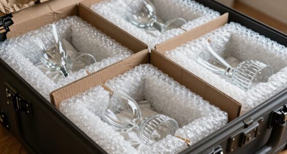 secure fragile items properly