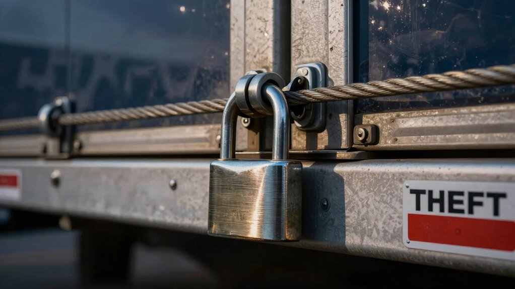 secure locks and cameras
