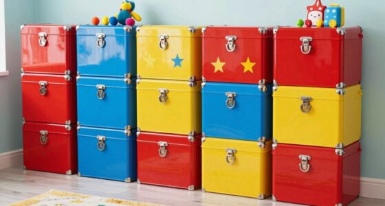 secure metal storage trunks