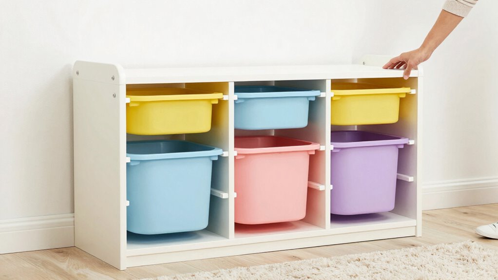 secure organized storage spaces