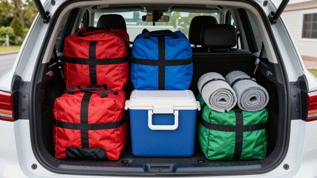 secure organized vehicle packing