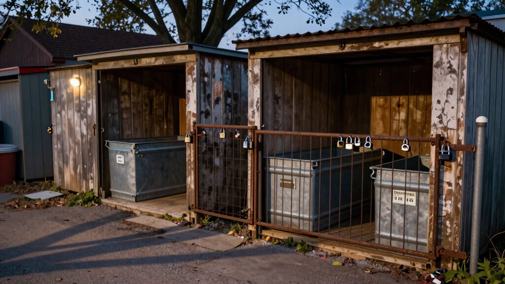 secure outdoor storage access