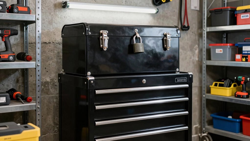 secure shared garage tools