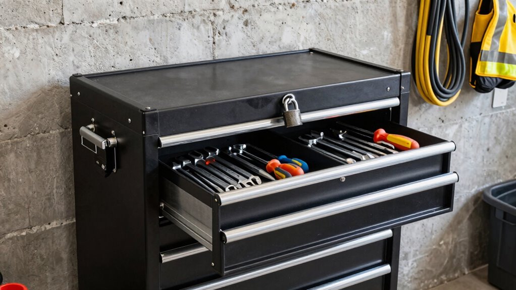 secure shared garage tools