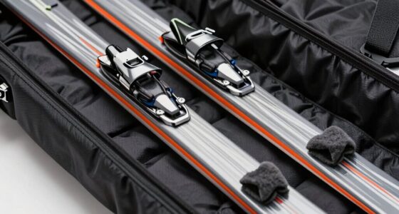 secure ski gear packaging