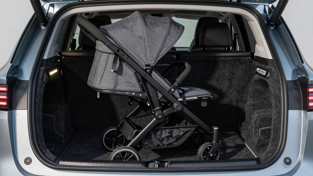 secure stroller without damage