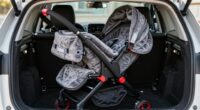 secure stroller without scratches