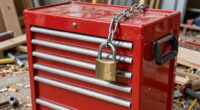 secure tools on site
