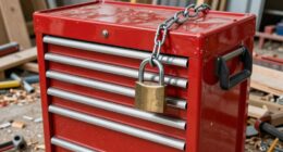 secure tools on site