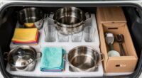 securely pack kitchen items