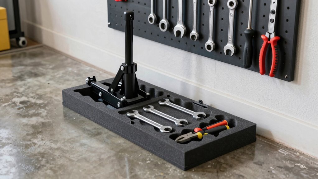 securely store jack tools