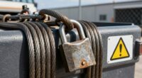 securing cargo with locks