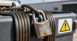 securing cargo with locks