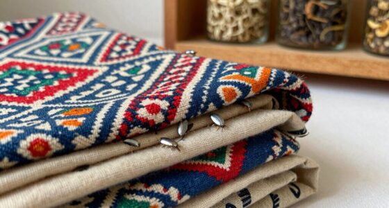 silverfish avoid stored textiles