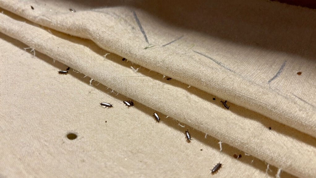 silverfish damage textile materials