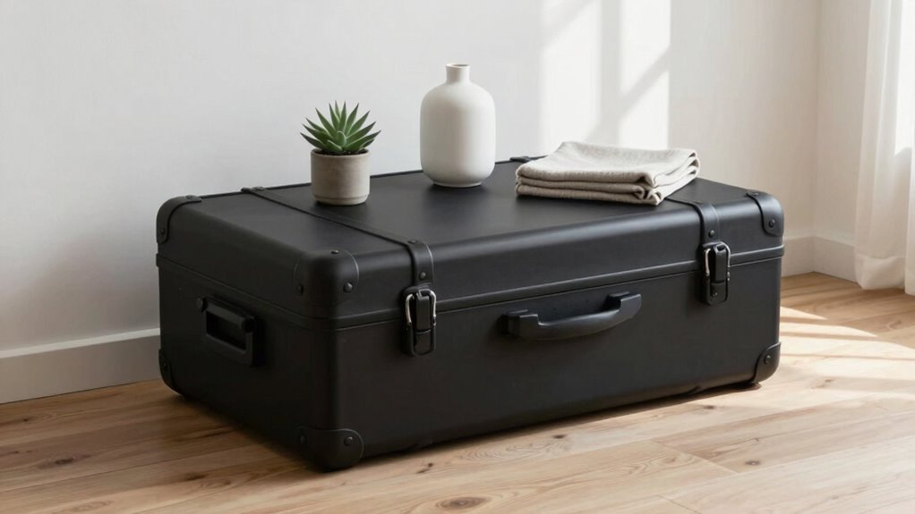 simple calming trunk decorations