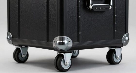 smooth rolling keyboard case wheels