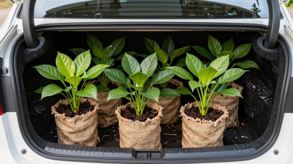 soil containment prevents mess