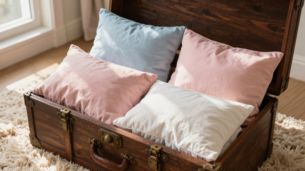 store pillows in trunk