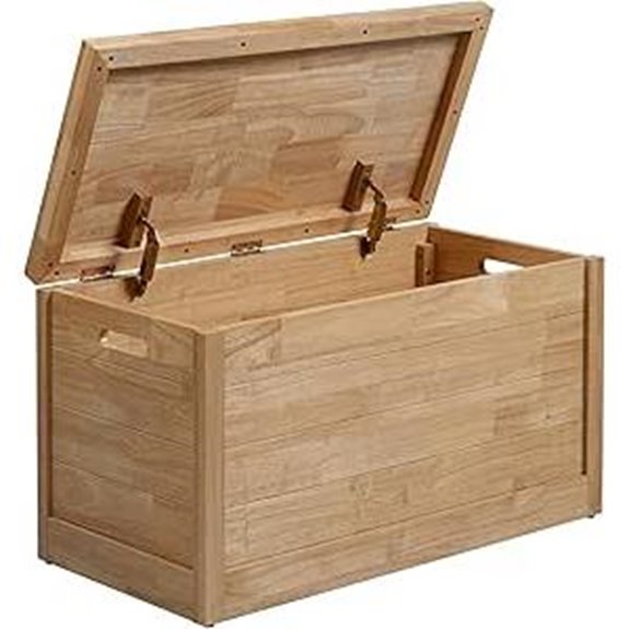 sturdy solid hardwood storage