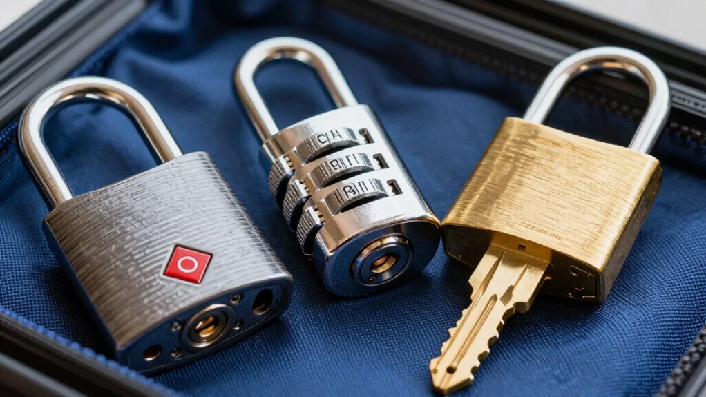 stylish lightweight luggage locks