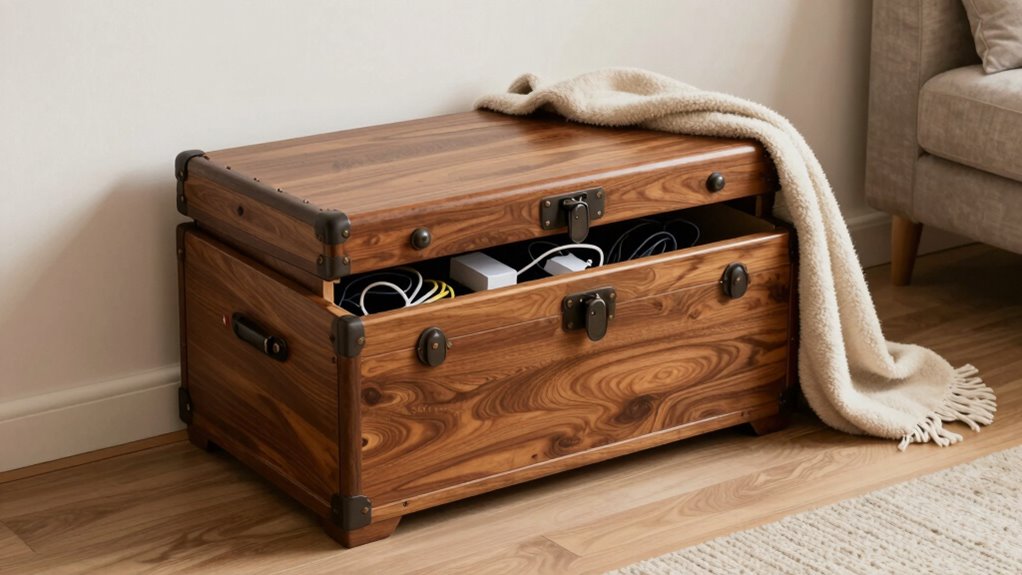 stylish organized cord concealment