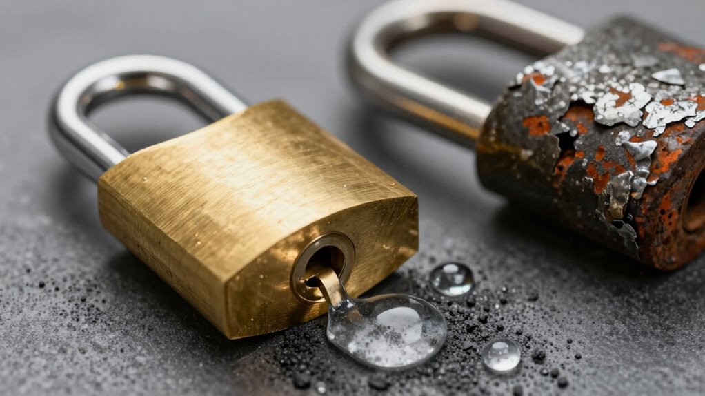 substances causing lock damage