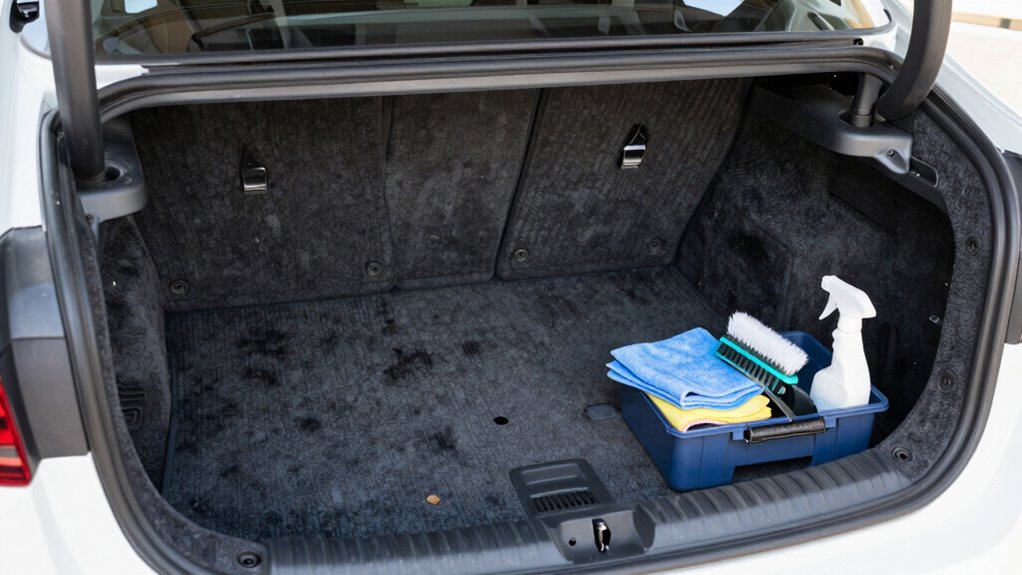 thorough trunk cleaning process