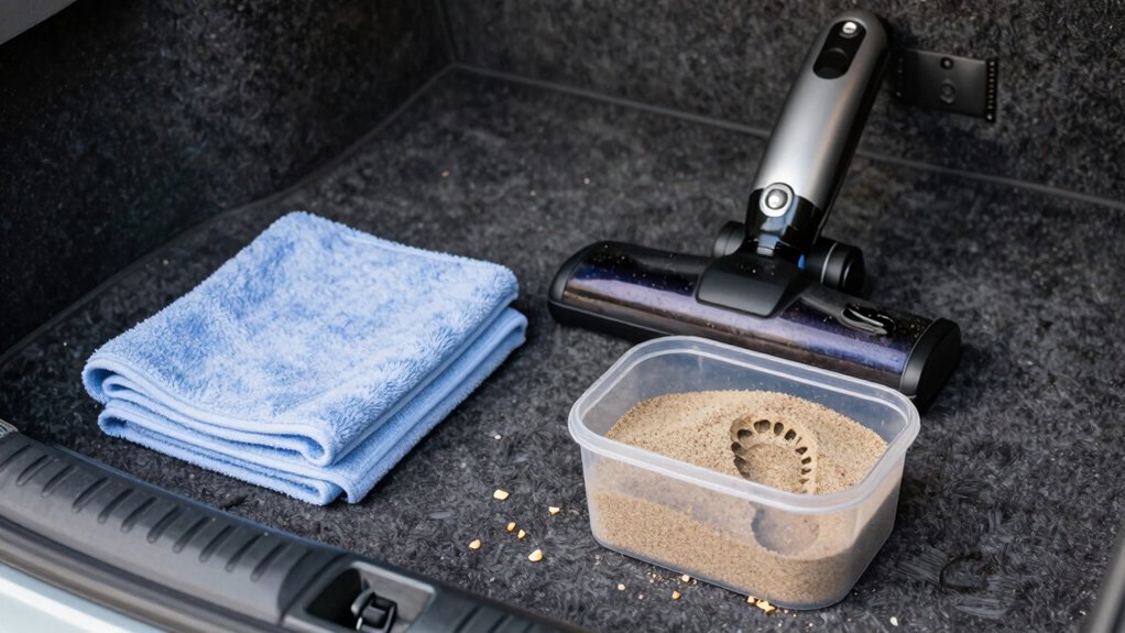 thorough trunk cleaning routine