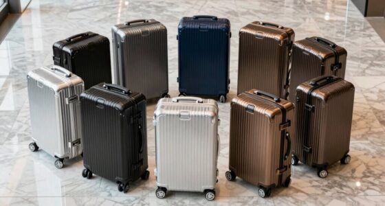 top aluminum luggage sets