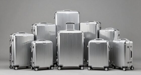 top aluminum luggage sets