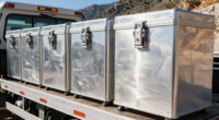 top aluminum truck storage