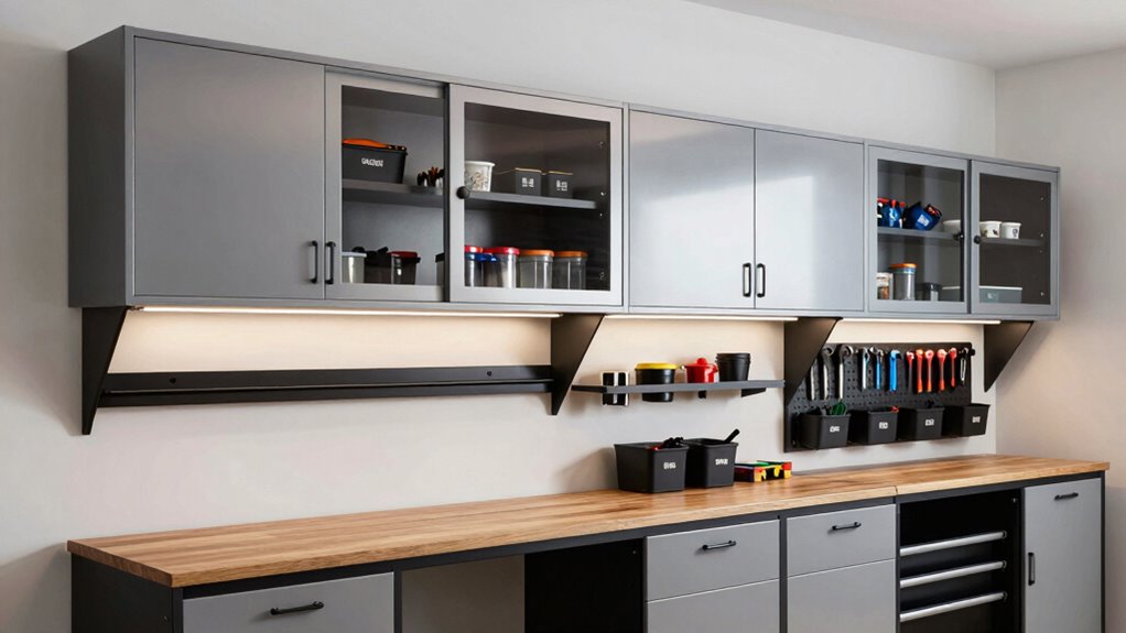 top garage cabinet systems