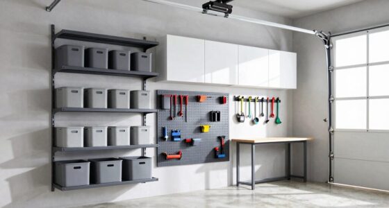 top garage wall storage