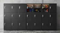 top lockable storage cabinets