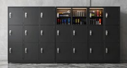 top lockable storage cabinets