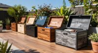 top outdoor deck storage