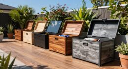 top outdoor deck storage