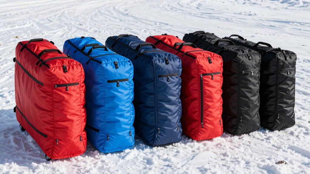 top padded ski travel bags