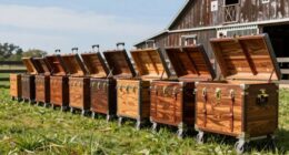 top rolling tack trunks