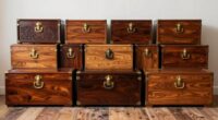 top solid wood storage trunks