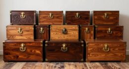 top solid wood storage trunks