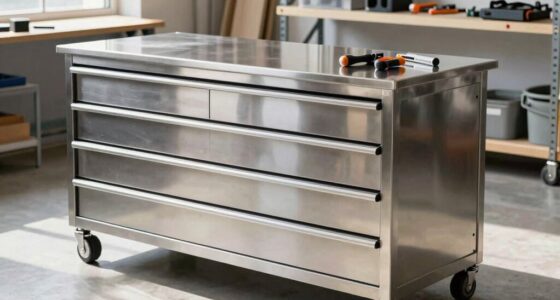 top stainless rolling benches