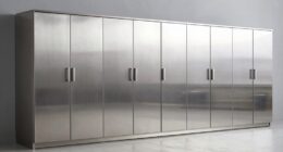 top stainless steel cabinets