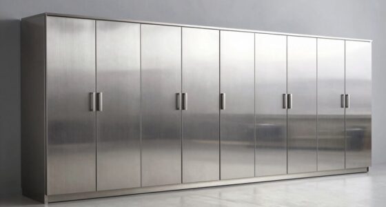 top stainless steel cabinets
