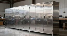 top stainless steel storage cabinets