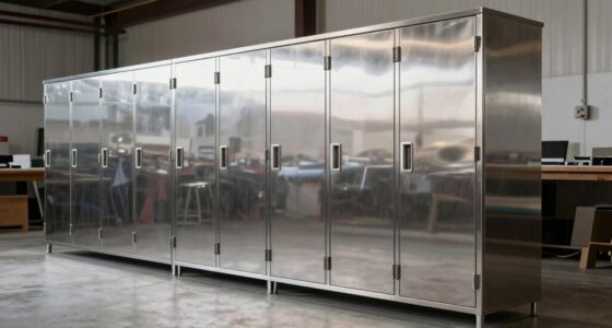 top stainless steel storage cabinets